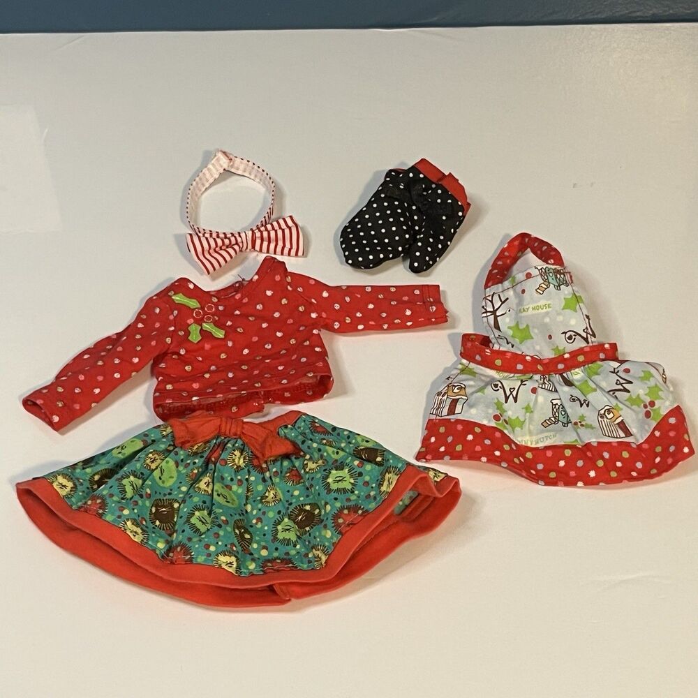American Girl Wellie Wishers Assorted Doll Clothing Holiday 5 Pieces EUC